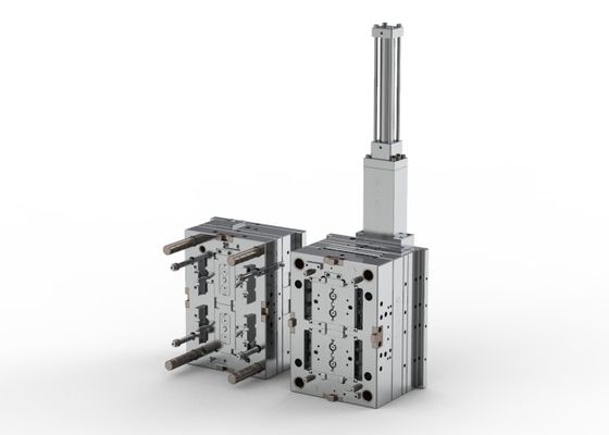 OEM / ODM ： Multi Cavity Injection Mold & Transparent On-board Universal Joint Lock Nut(1*4) No.23915